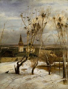 Rooks Have Returned by Alexei Kondratjewitsch Sawrassow